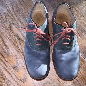UGG blue oxford leather shoe/mens 11